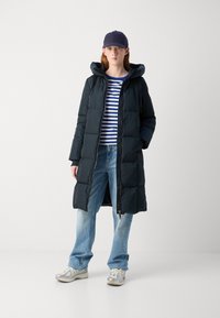 Mos Mosh SQUARE COAT - Sulemantel - navy
