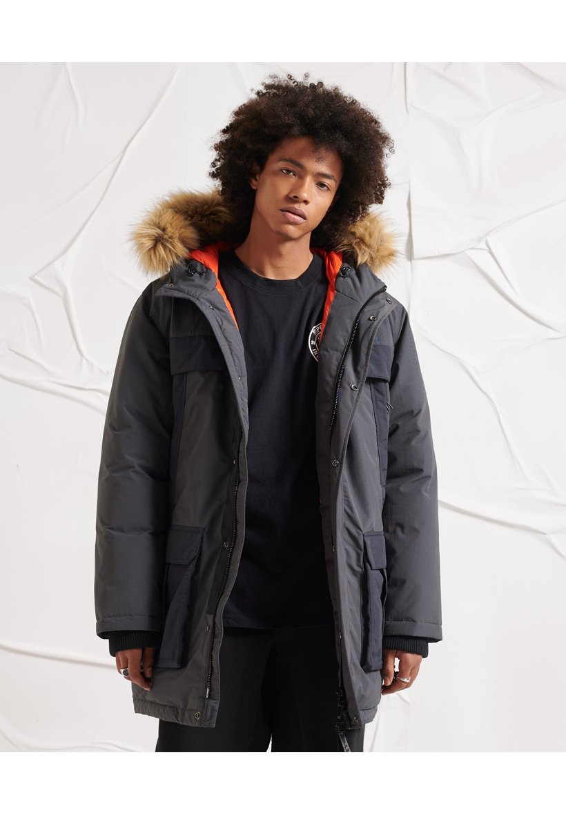Superdry Winter coat - charcoal/grey 