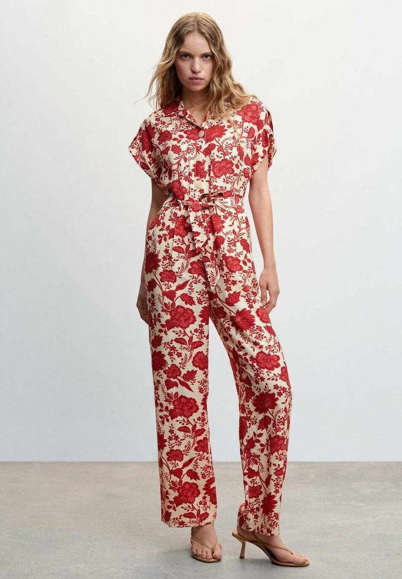 Mango ECUADOR Jumpsuit grezzo/beige Zalando.co.uk