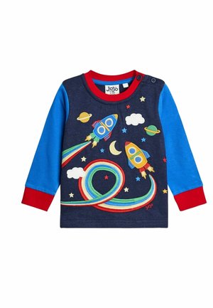 REGULAR FIT - APPLIQUÉ - Hosszú ujjú felső - navy blue rocket