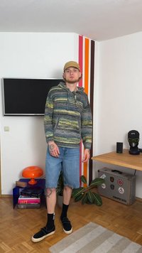 YOURTURN UNISEX - Πουλόβερ - Blue/Yellow/Black