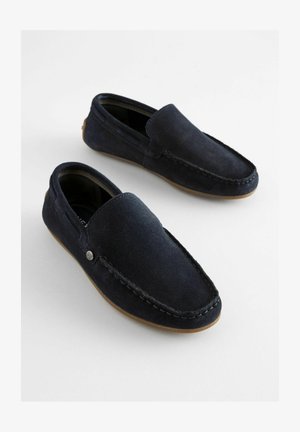 Next, WIDE FIT (G) FIT - LOAFERS . - Mokasíny - suede navy