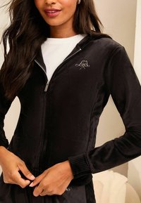 Lipsy Mikina so zipsom - black