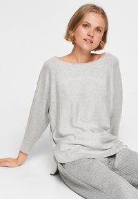 QS MIT FLEDERMAUSÄRMELN - Pullover - grey melange