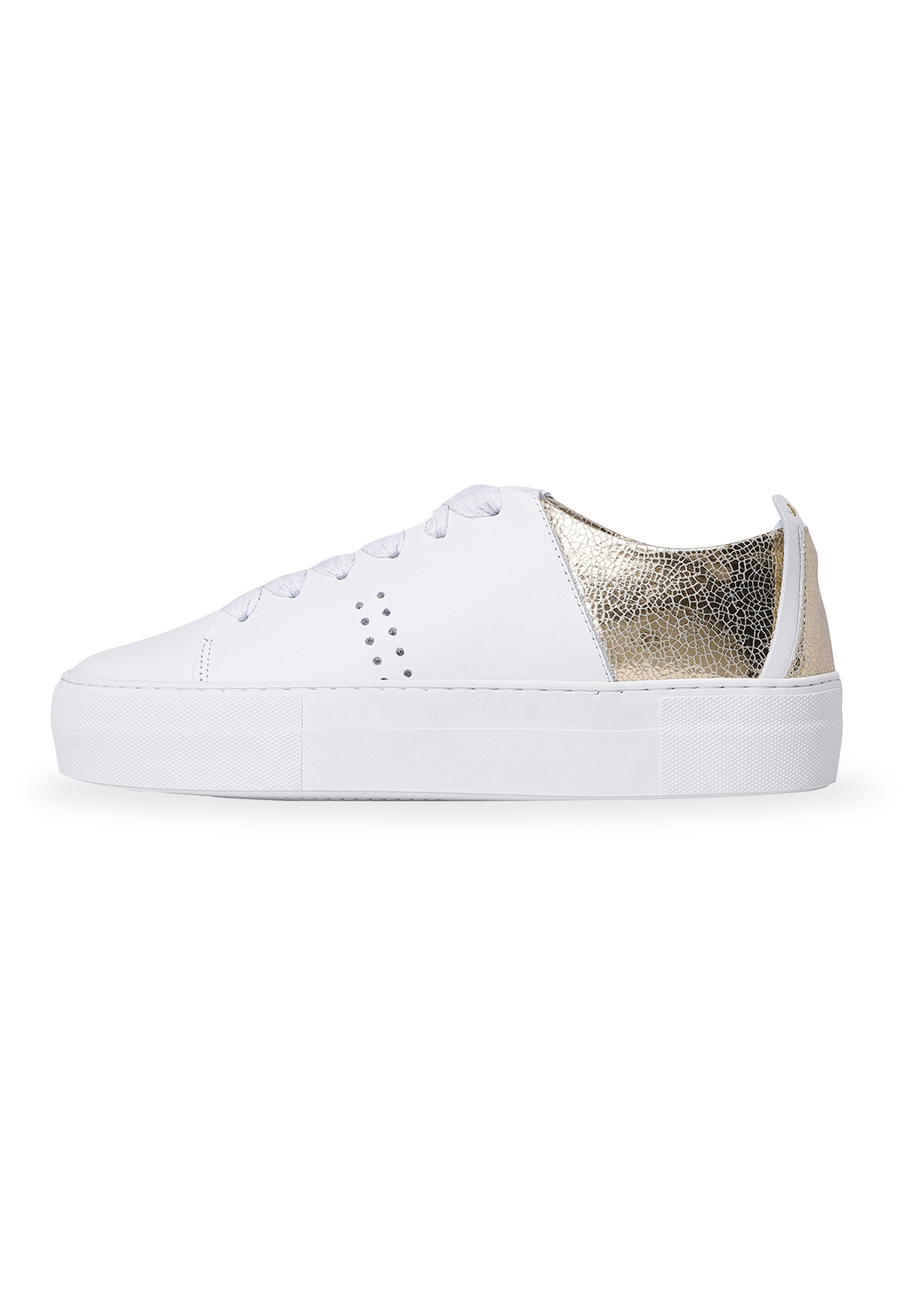 M. Moustache Renee plateau - Baskets basses - white gold/blanc - ZALANDO.FR