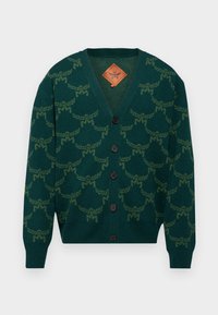 ALLOVER CARDIGAN - Strickjacke - forest green