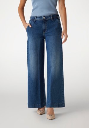 Flared Jeans - blau