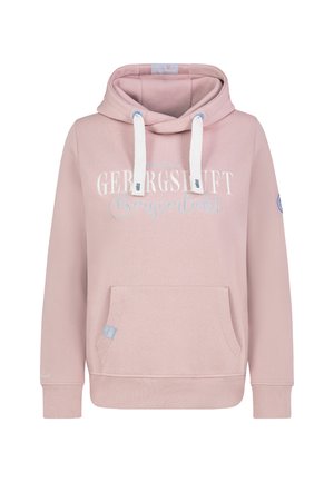 MIT BERG BESTICKUNG - Kapuzenpullover - middle-rose