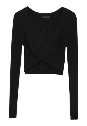 CROISÉ  - Long sleeved top - noir