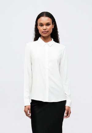 Samsøe Samsøe MILLY SHIRT - Blusa - clear cream