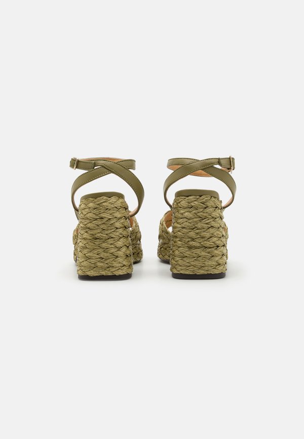 VALERIETTE - High heeled sandals - olive2