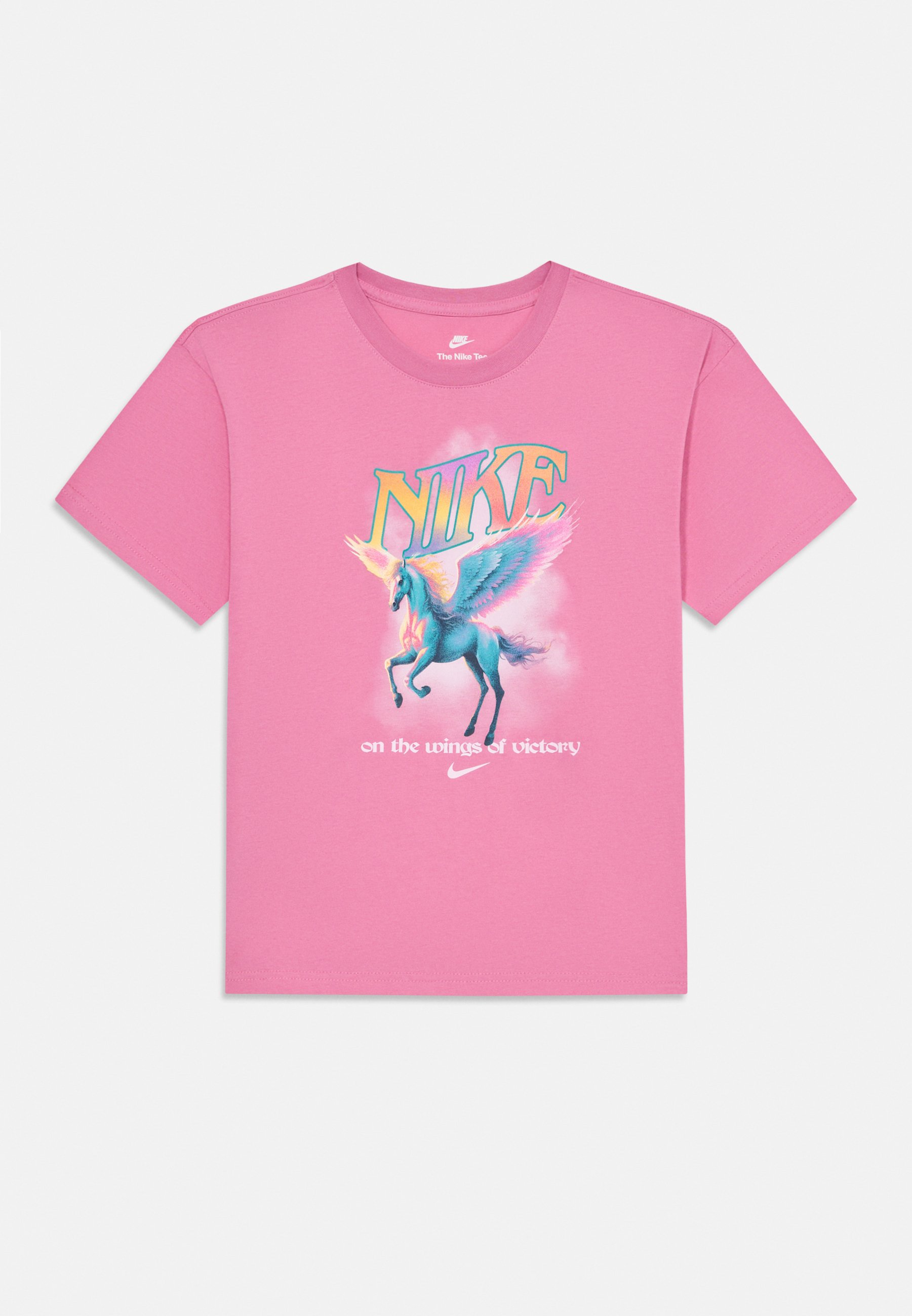 Enfant T Shirt Nike Jaune Pastel Nike Sportswear PHOTO TEE T-shirt