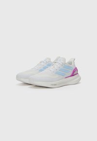 adidas Performance PUREBOOST 5 - Tenisice za cestovno trčanje - white/glow blue/purple burst