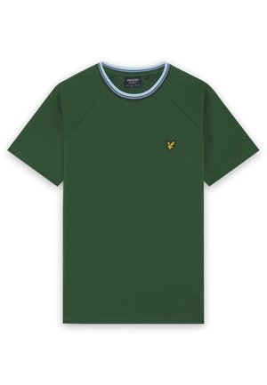 Lyle & Scott, TIPPED TRACK - T-shirt basic - clover green
