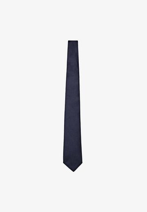 Massimo Dutti TEXTURED - Cravate - dark blue