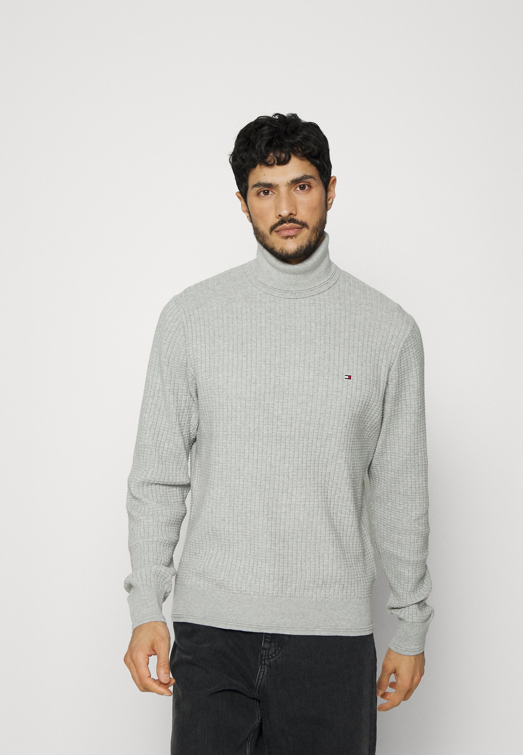 Tommy Hilfiger GRID STRUCTURE ROLL NECK 