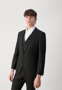 HUGO ARTI HESTEN SET - Gilet elegante - black