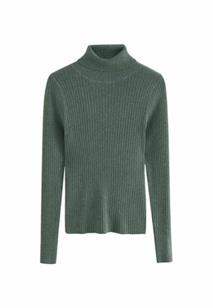 HIGH ROLL NECK  - Pullover - green khaki