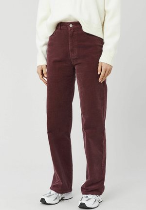 STRAIGHT - Pantalon classique - pourpre
