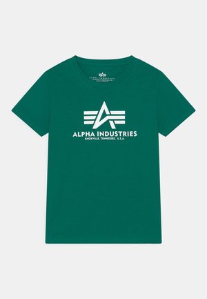 Print T-shirt - jungle green