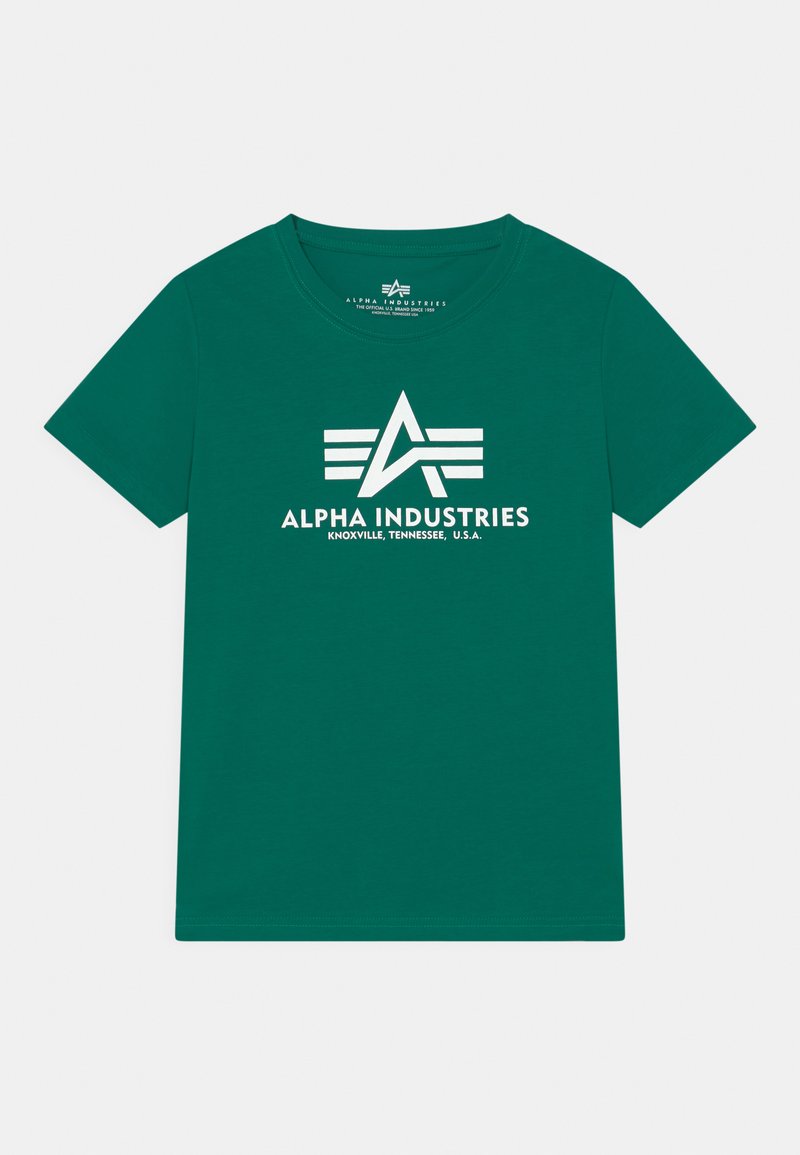 Alpha Industries BASIC KIDS TEENS UNISEX - Camiseta estampada - jungle green