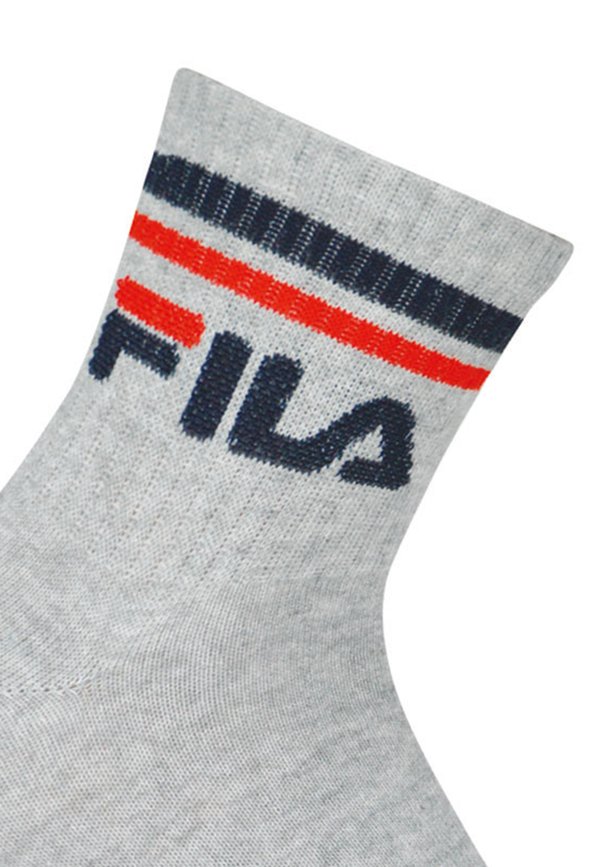 UNISEX  6 PAAR QUARTER  LOGO-BUND - Socks - grau3