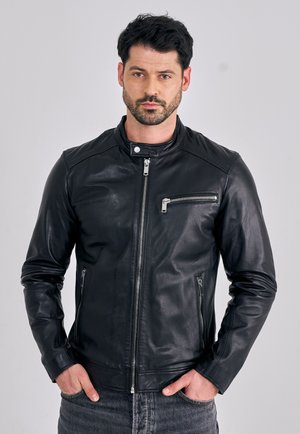 Freaky Nation LUCKY JIM - Leren jas - black