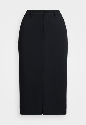 Lauren Ralph Lauren Petite STRETCH CADY SKIRT - Pencil skirt - black