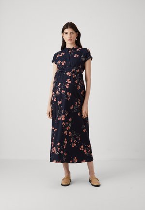 Vero Moda Maternity VMMNEWHALLIE LONG TIE DRESS  - Vardagsklänning - night sky