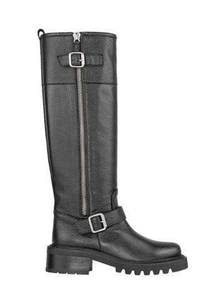 NEGUS - Stivali con plateau - black