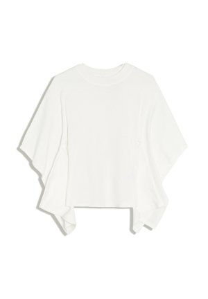 Bershka, SHORT-SLEEVED TOP WITH CAPE SLEEVES - T-Shirt print - white