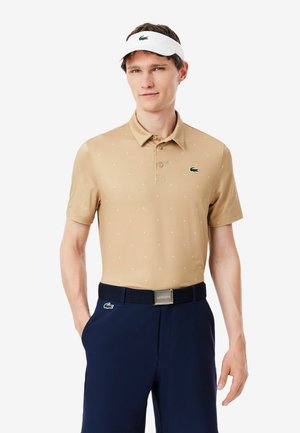 Lacoste, LACOSTE-POLO MC HOMME-DH4825-00 - Poloshirt - beige blanc-pt