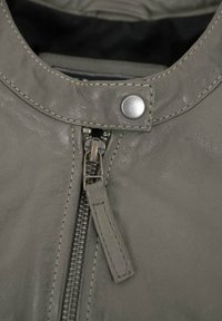 Lederjacken24 LAURA - Lederjacke - dark grey