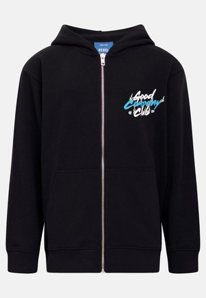 Redefined Rebel CARTER ZIP BOXY FIT - Camisola com fecho - black