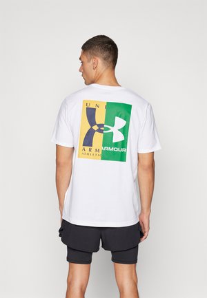 EVOL LOGO - Print T-shirt - white/midnight navy