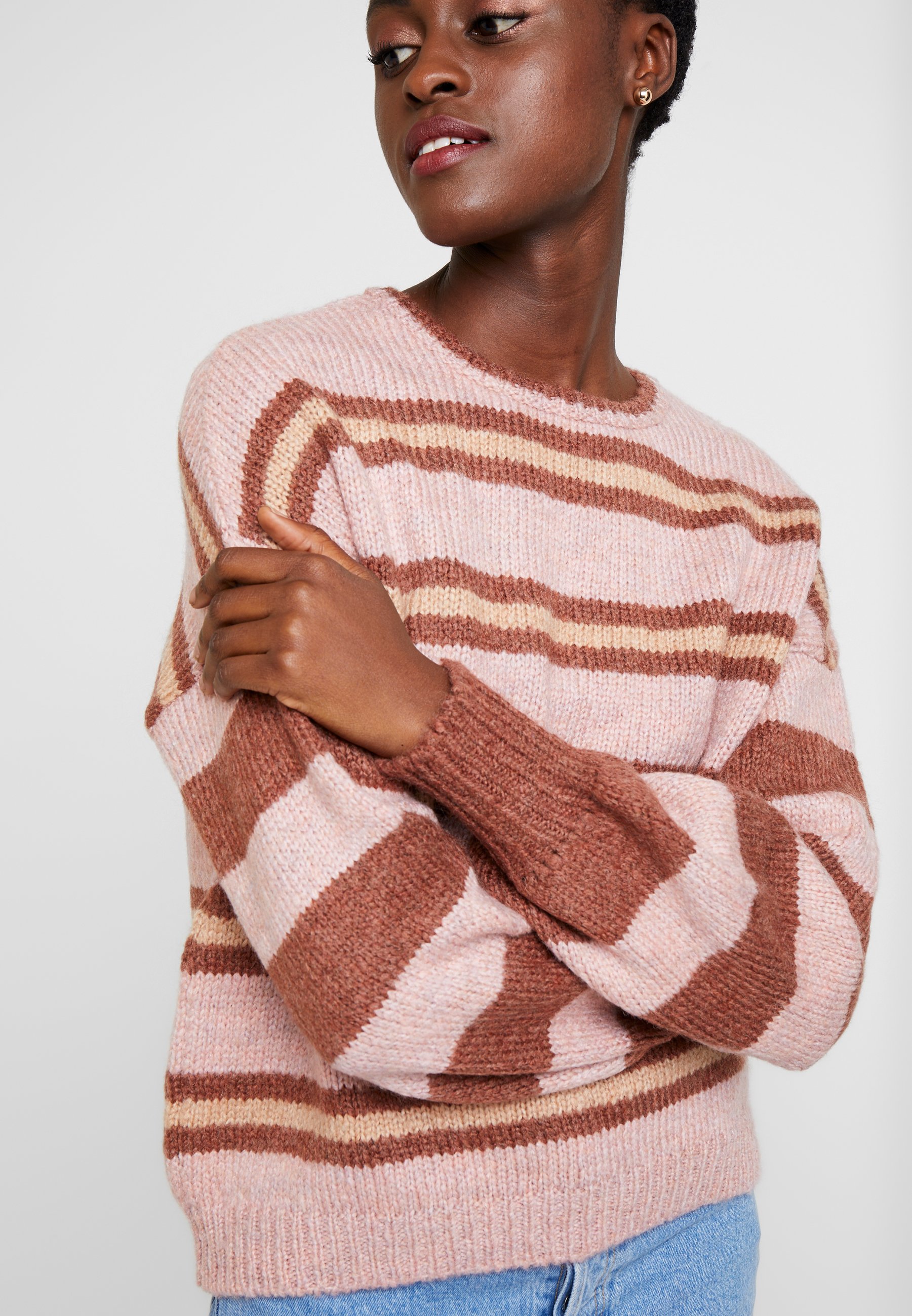 Anna Field Strikkegenser brownrose Zalando.no Brune Anna Field Stripete gensere til dame og herre | Zalando.no