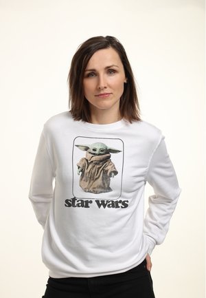Star Wars STAR WARS: THE MANDALORIAN THE CHILD RETRO NO STRIPES - Sweatshirt - white