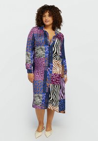 Fiorella Rubino ASIMMETRICO  - Abito a camicia - viola
