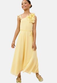 Lipsy REGULAR FIT - ONE SHOULDER CORSAGE - Koktélruha / Partiruha - buttermilk yellow