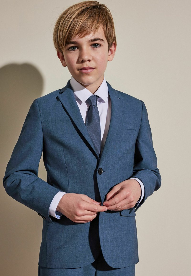 Next PREMIUM WOOL BLEND SUIT JACKET Blazer jacket blue Zalando