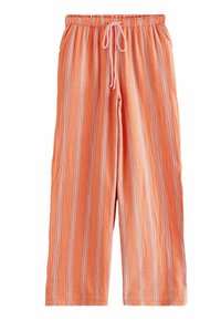 WIDE LEG - Pantaloni - orange stripe
