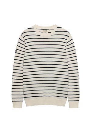 Superdry & Co, THE MERCHANT STORE - BRETON - Striktrøje - cream breton stripe