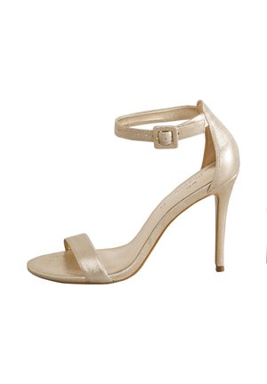 Next, REGULAR FIT - SIGNATURE ROUND TOE SIMPLE - Kõrge kontsaga sandaalid - gold