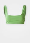SQUARE NECK COMPRESSION SWIM - Haut de bikini - lime
