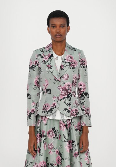 Alice + Olivia IANA SCULPTED - Blazer - sage/multi-coloured