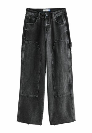Next CARPENTER WIDE LEG - Džinsi ar paplatinātiem galiem - hourglass black