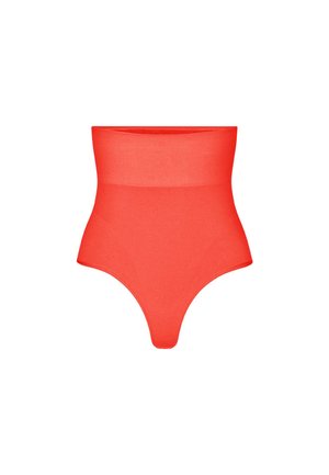 LYKKELAND ateliér, SECOND SKIN HIGH WAIST - Tanga - red