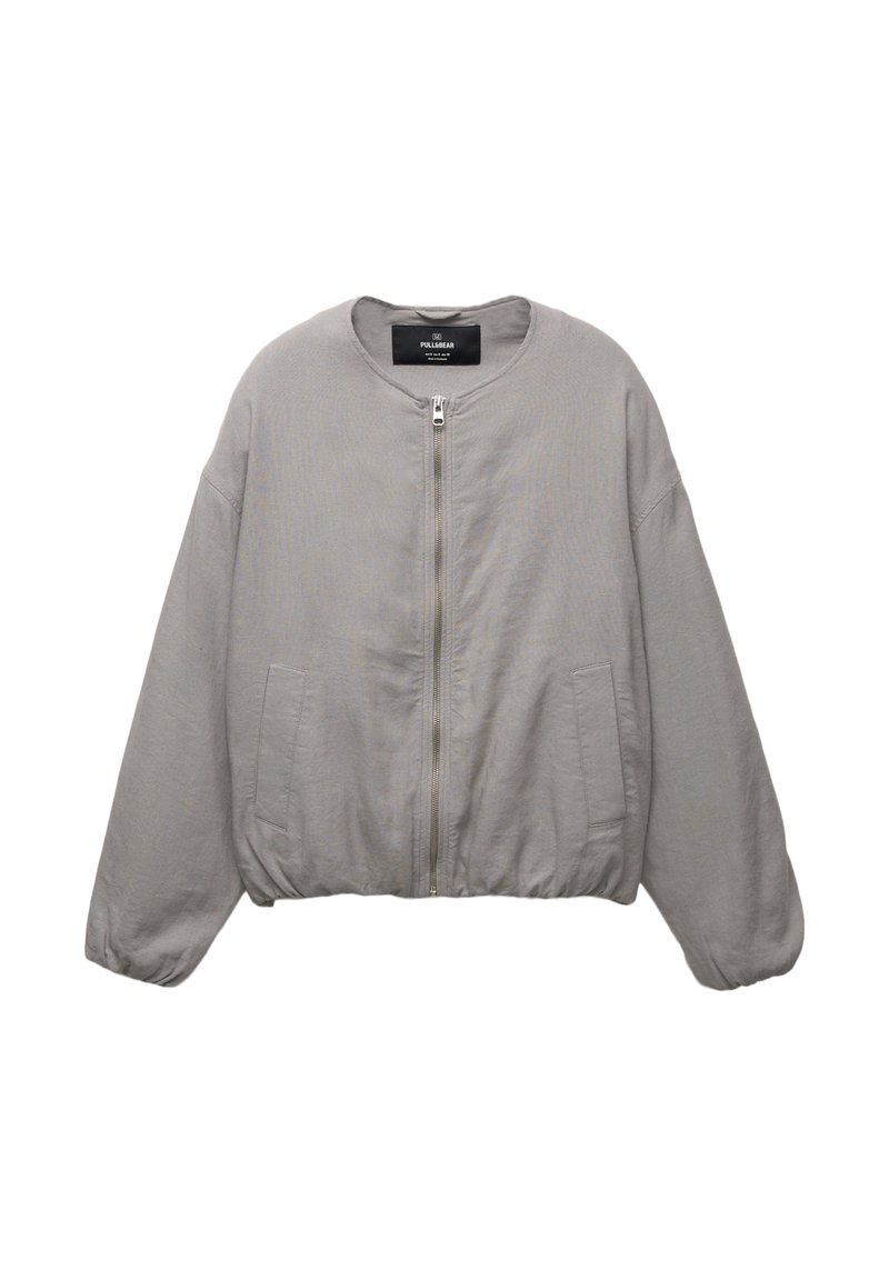 PULL&BEAR Lichte jas graniet