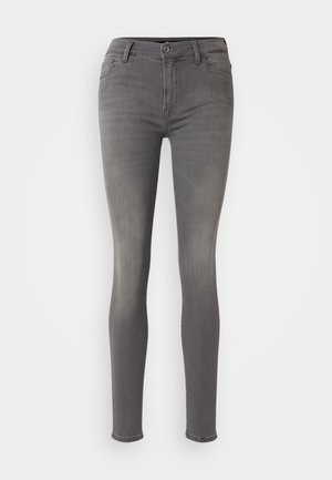 7 for all mankind ILLUSION LUXE BLISS - Oprijete (skinny) kavbojke - grey