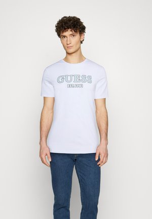 POINT TEE - T-shirt con stampa - pure white